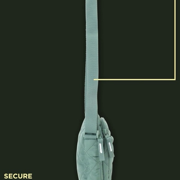 Reebok Green Quilted Men's Bag - Picture 10 of 10